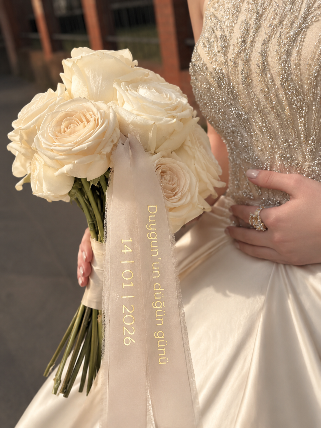 Straußband Hochzeit