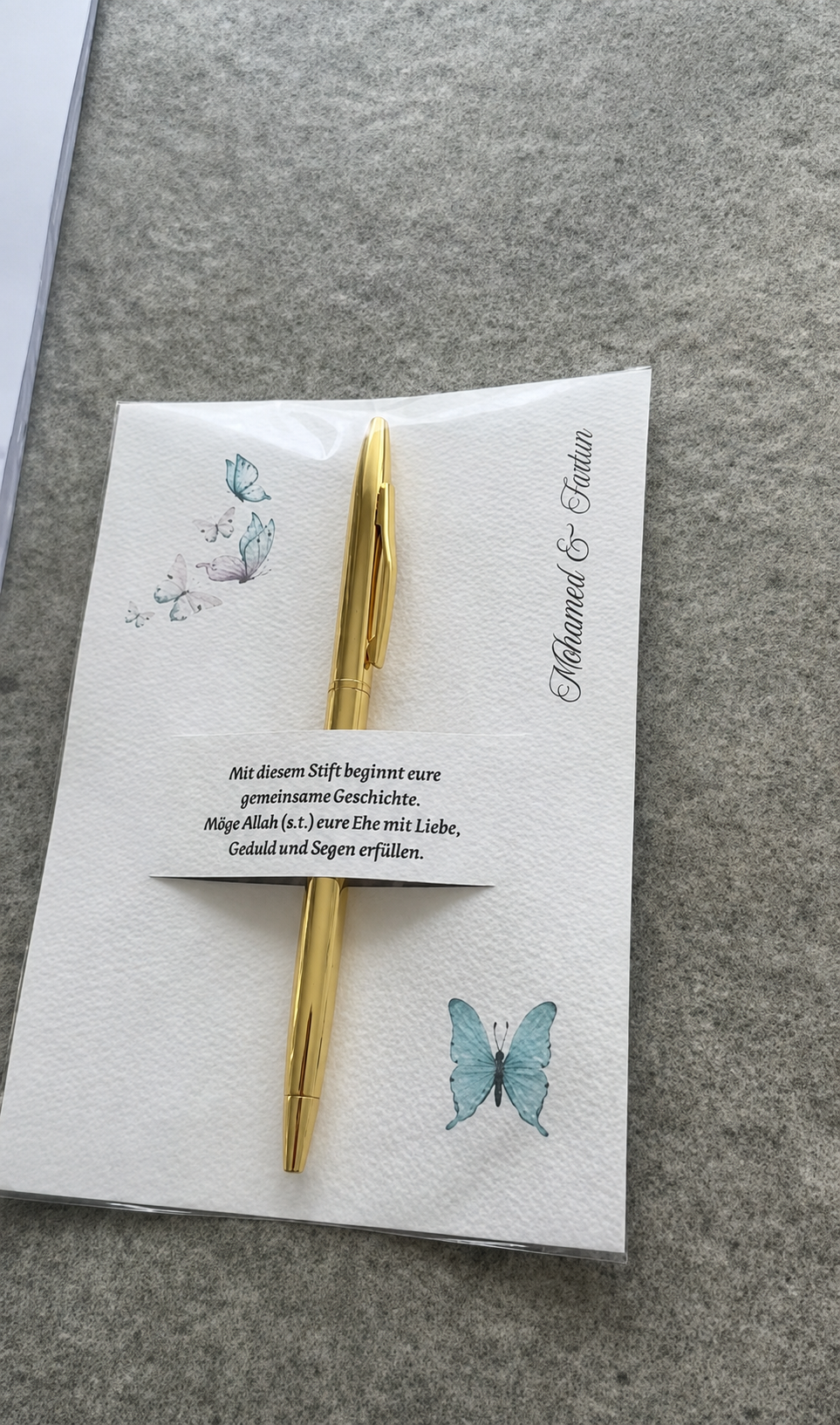 Islamic Marriage Certificate "FLOWERS" SET