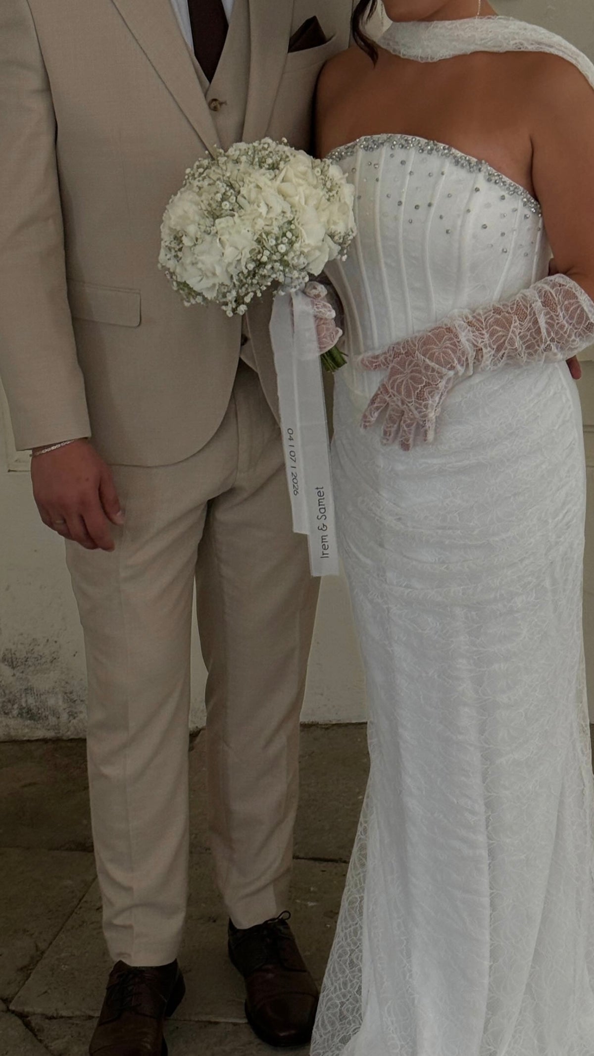 Straußband Hochzeit
