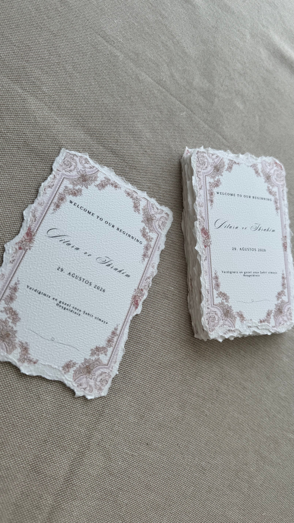 Tischkarten VINTAGE