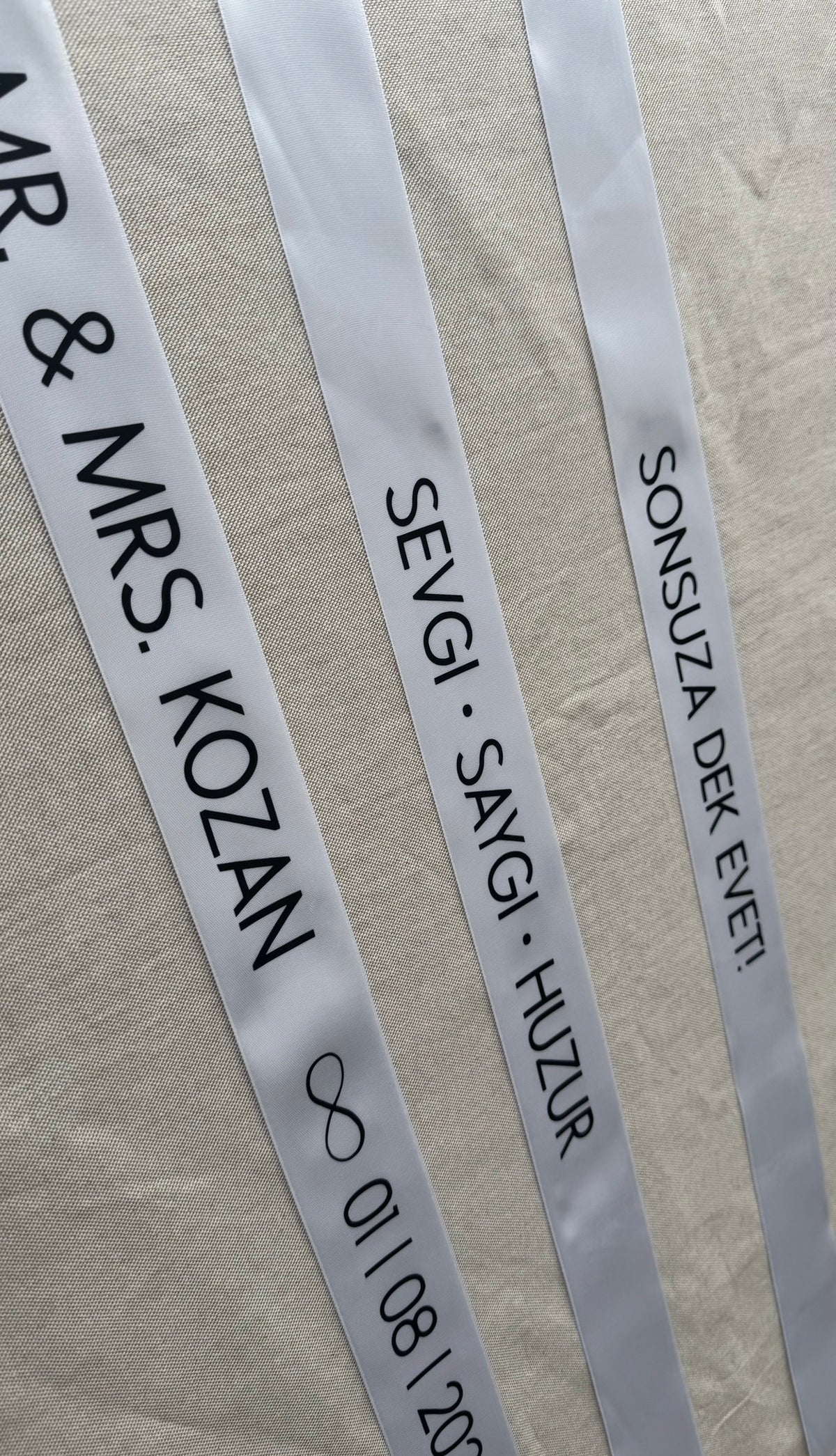Personalisiertes Hochzeitsband | BASIC