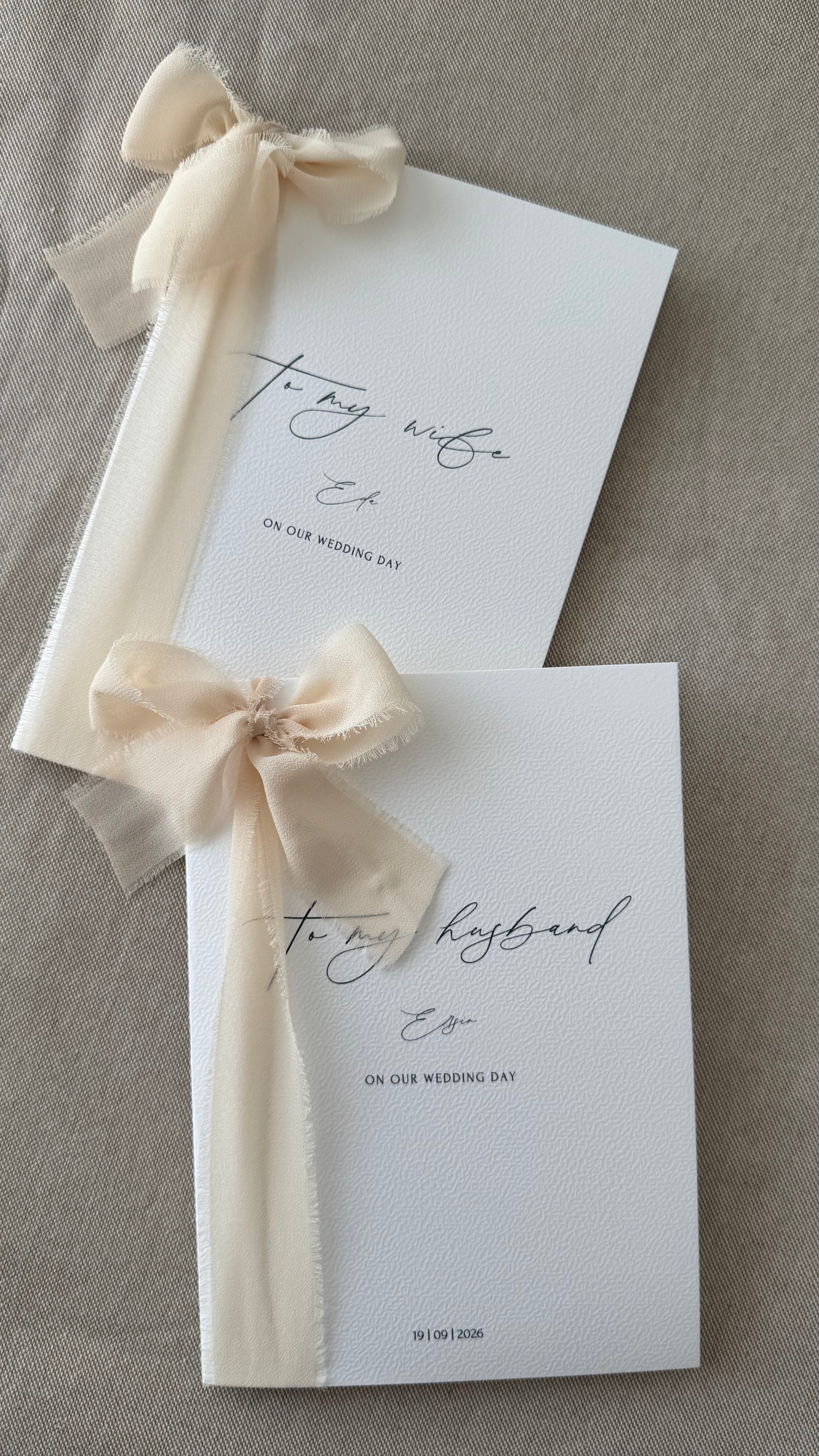 Wedding Vows | Eheversprechen "BEIGE"