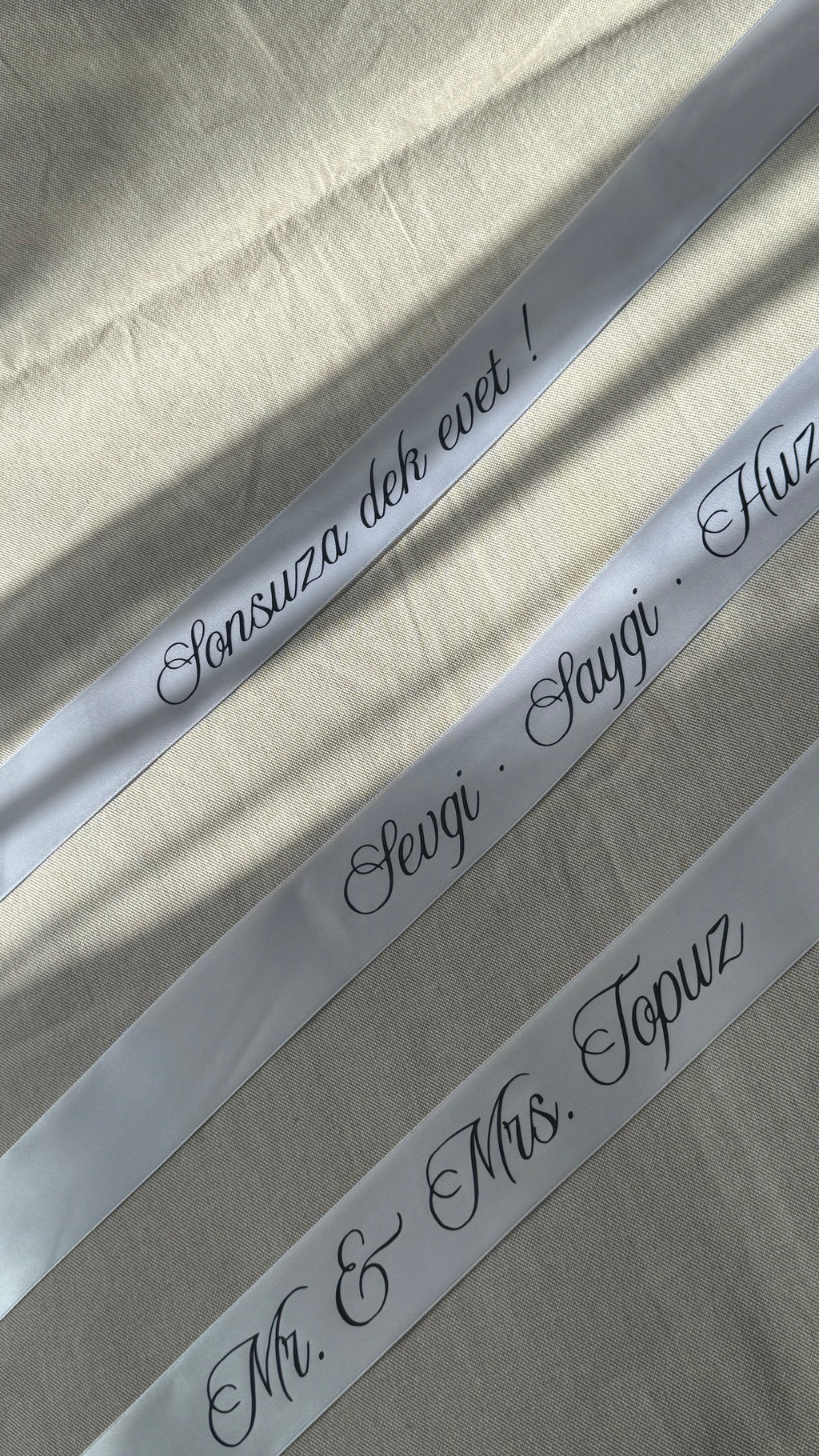 Personalisiertes Hochzeitsband | FINE