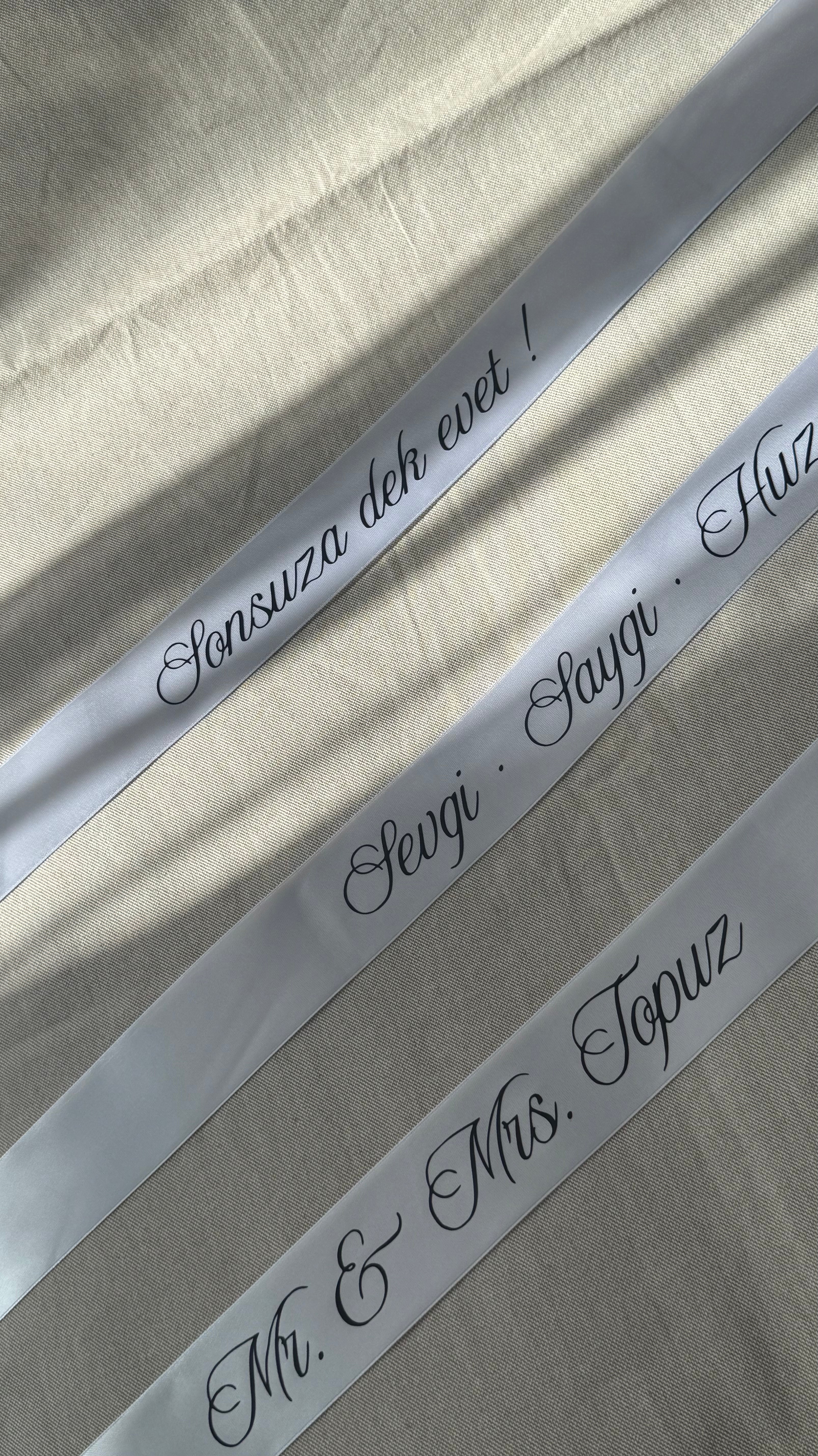 Personalisiertes Hochzeitsband | FINE