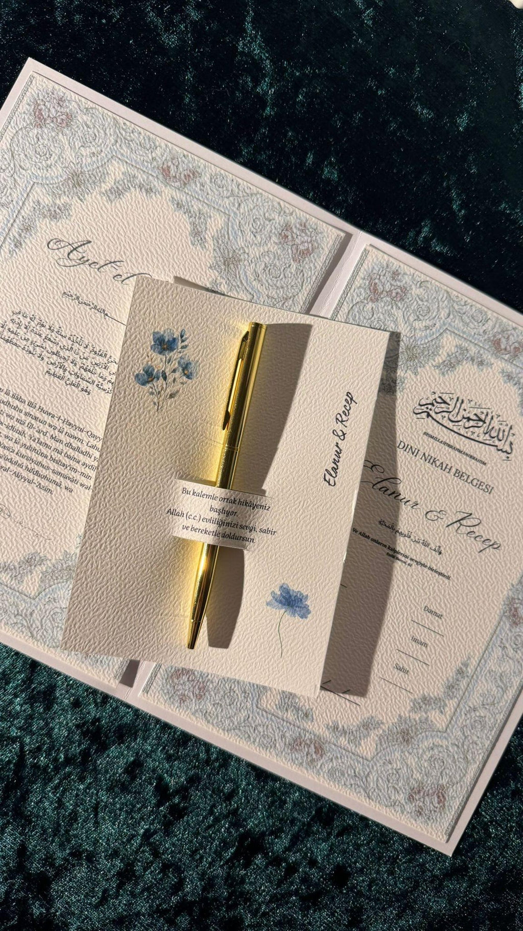 Islamische Eheurkunde "BARAKAH" SET