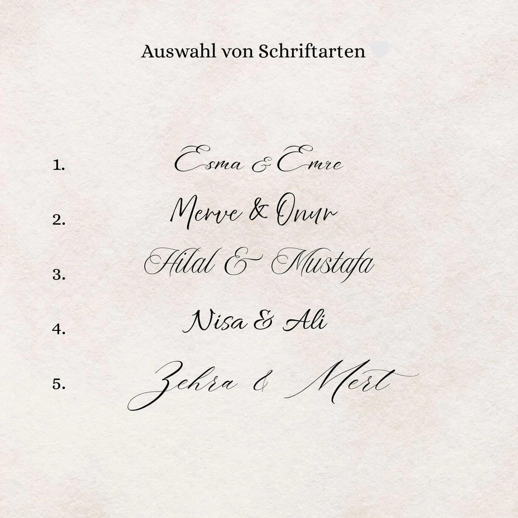 Tischkarten KINDHEIT