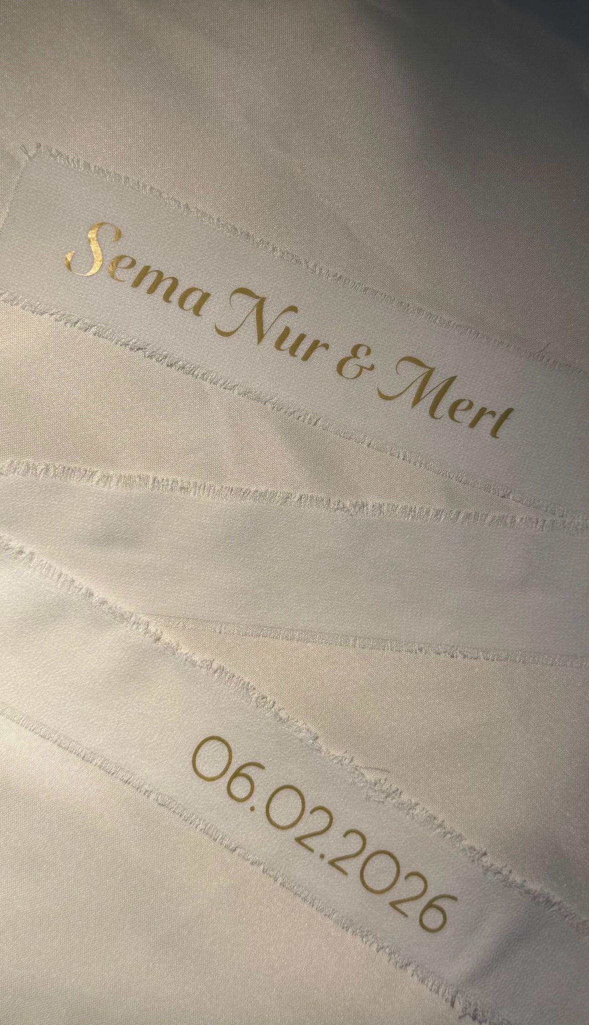 Straußband Hochzeit