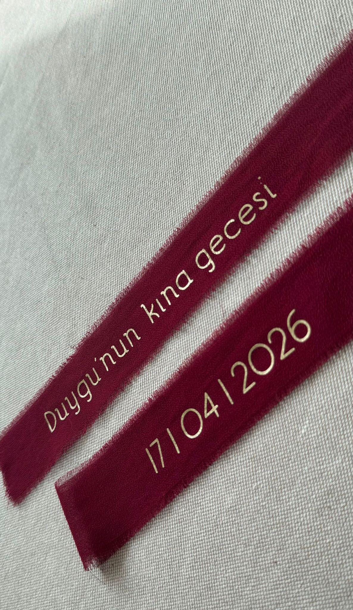 Straußband Hochzeit