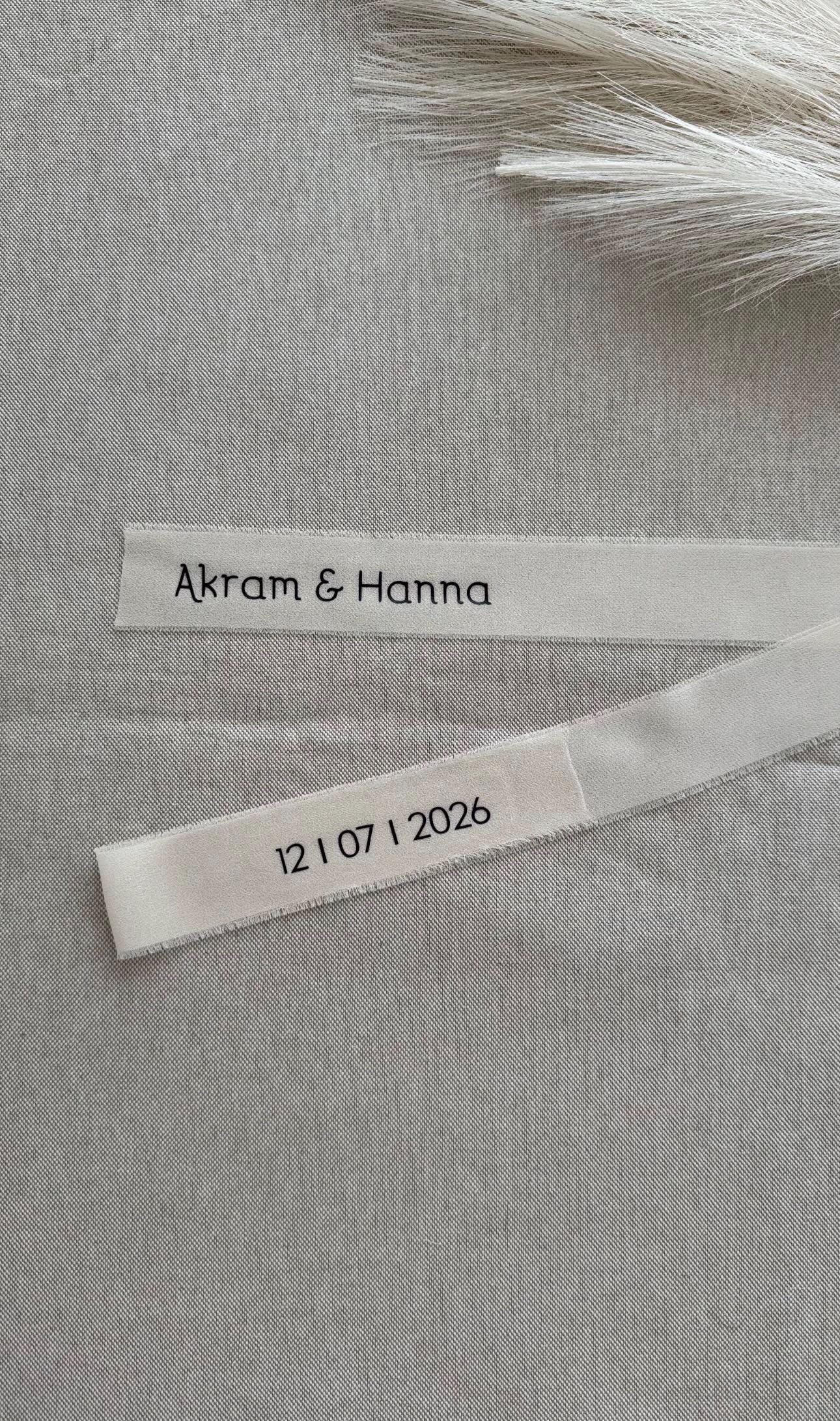 Straußband Hochzeit