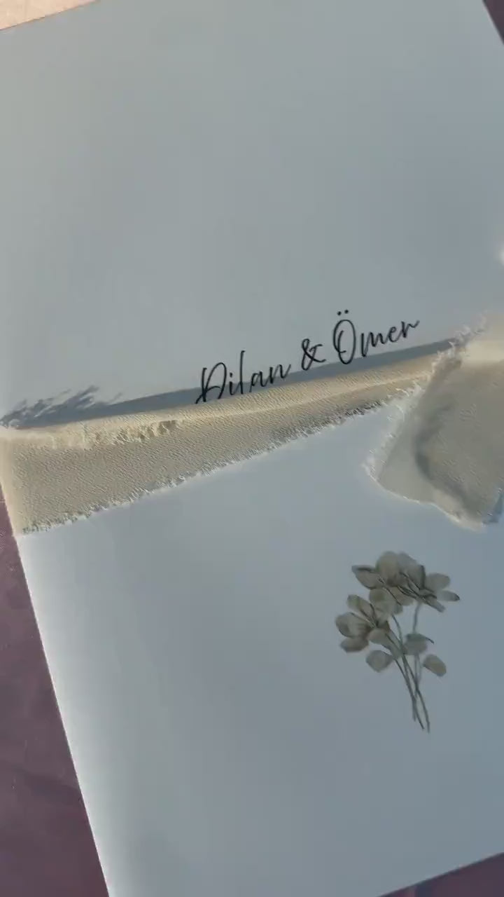 Islamische Eheurkunde "FLOWERS" SET