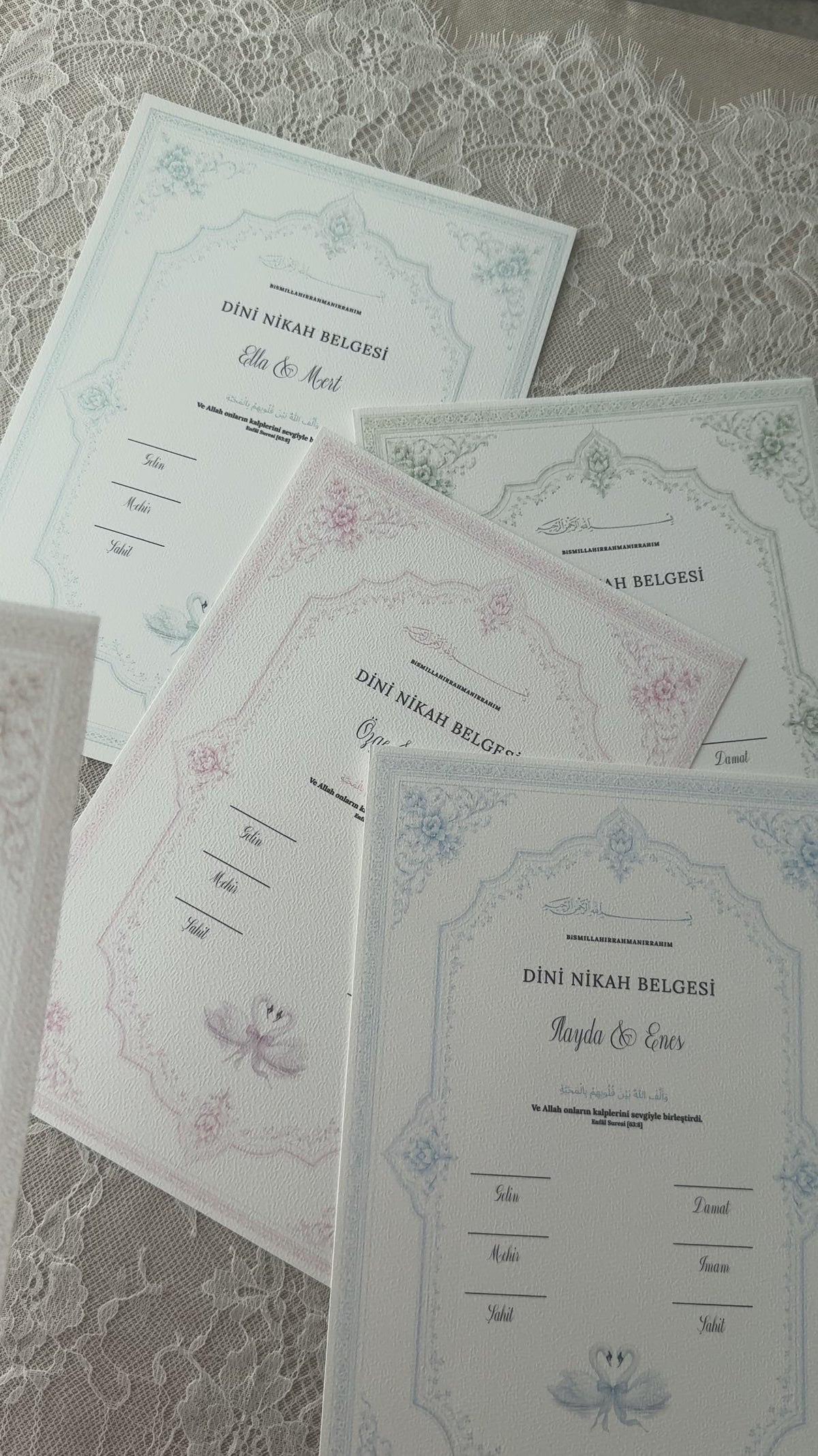 Islamische Eheurkunde | swan series