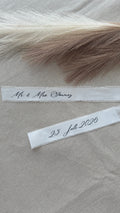 Straußband | "Mr. & Mrs."