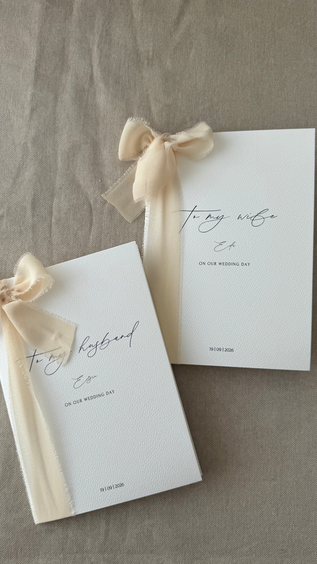 Wedding Vows | Eheversprechen "BEIGE"
