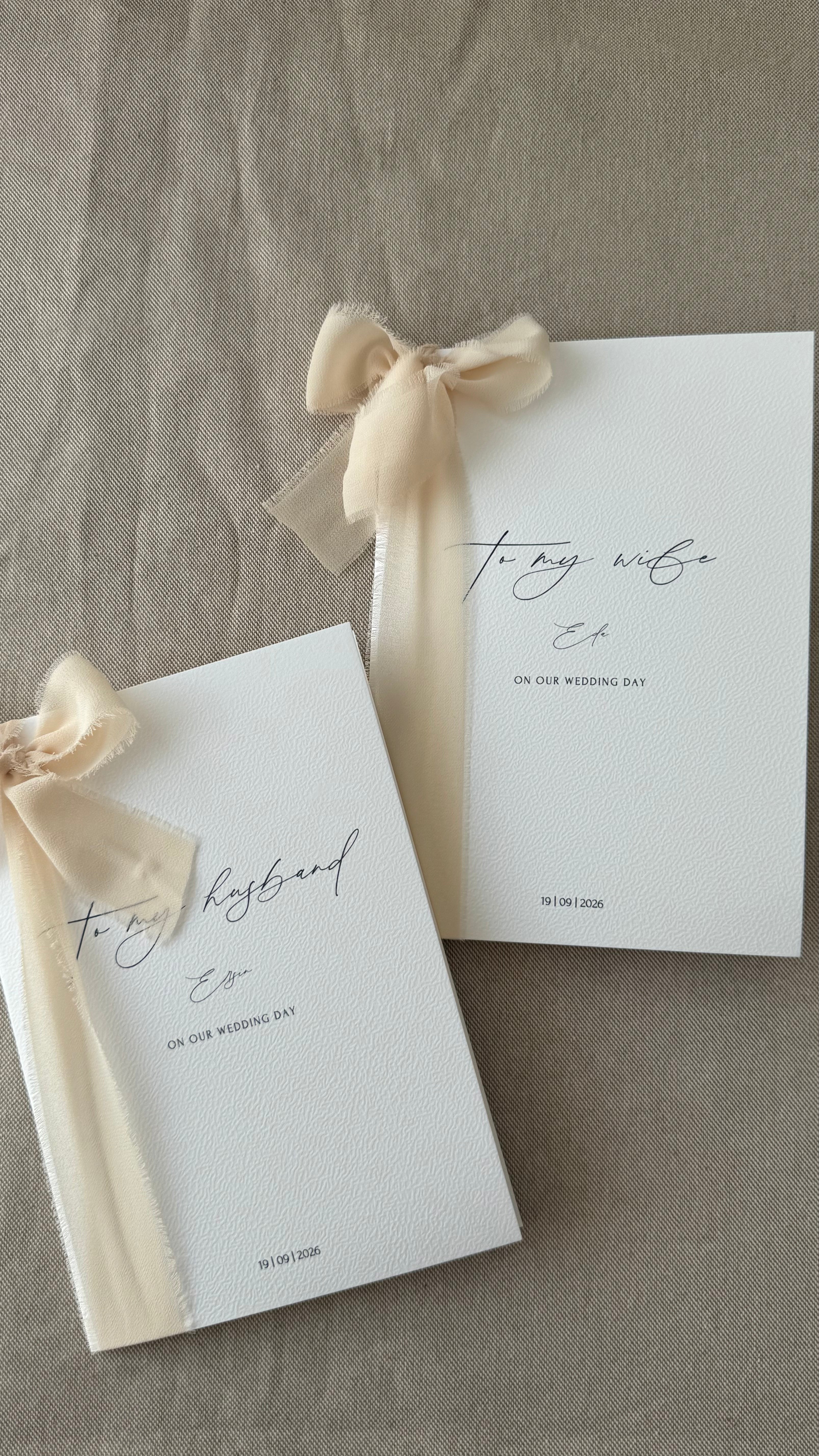 Wedding Vows | Eheversprechen "BEIGE"